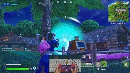 Playing Fortnite Zero Build with the NEO S